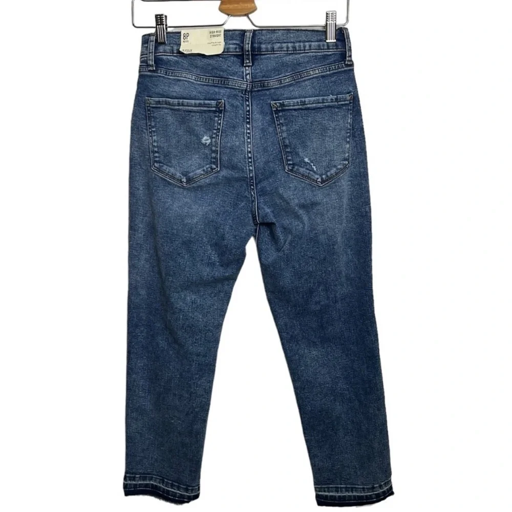 a.n.a High Rise Straight Leg Jeans